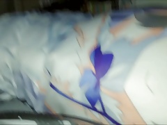 Horny cuddling with my (Dakimakura) girlfriend