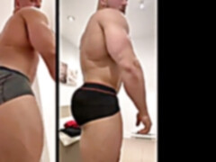 bubble booty bulky BODYBUILDER