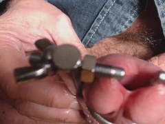 the big opened peehole of my penis 3