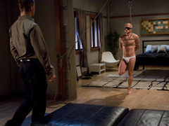 Guys with perfect bodies just fool around S&M style