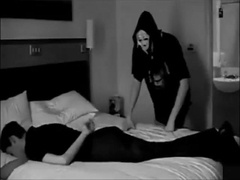 Tickling cute boy