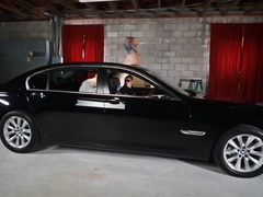 Mature Boss Fucks Driver And Twink Porn In Car & Garage