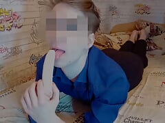Just guide how to eat (suck) banana (blowjob, deepthroat)