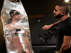 Lucas Leon is caught in a hardcore bondage play and ready to submit