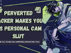 Deviant Hacker Makes You His Private Web cam Mega-slut - Masculine Shrieking Audio ASMR