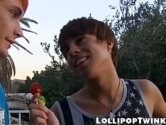 Naughty Kyler Moss swaps lollipop for big dick and hard fuck