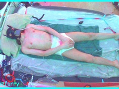 youngster nodes deep throat and rectal, pads up and feeds spunk + clyster