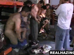 Gang Of Ultra-Kinky Young Pledges Getting Some Hazing