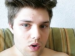 Wanking, cumming, and then rubbing glans