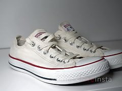 My Sister's Shoes: Converse White (worn!)