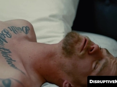 DisruptiveMovie.com - Ryan Jordan deepthroats Romeo Davis' big dick in inked twink fuck