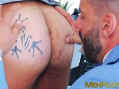 Picked my coworker up for work now he let me fuck his ass