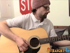 Sexy horny Micky Waters gives his viewers a great view of his jiggling balls