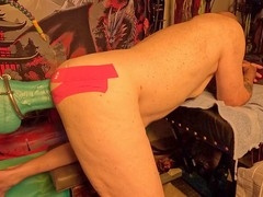 Gay anal gaping, gay anal stretching, gay anal masturbation