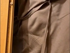 Hetero fellow privately wanks off in the sauna