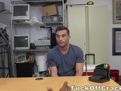 White office dude gets ass pounded hard by black dick dude