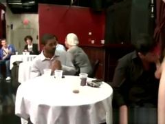 Gay male stripper show