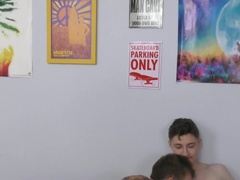 BrokeStraightBoys: Aaron's First-ever Time Plus Boinked Wet