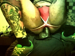 Balls deep in
