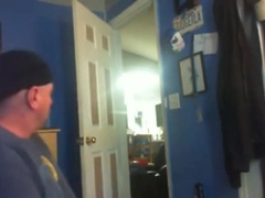 Hidden-Daddy sucking chub fat cock