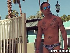 HotHouse - Horny Nic Sahara Seduces Stranger By The Pool