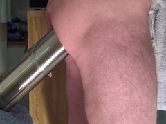 Real Steel - Rock Hard Rectal Work With Rock-Hard Fake Penis