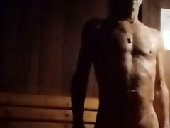 jerking in a locker