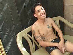 asian twink tugs yam-sized weenie