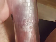 My swollen and sensitive cock after 3 hours of pumping