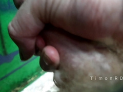 Boy TimonRDD strongly concluded in the foreskin in an outdoor rest room