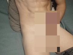 Masturbating on the bed