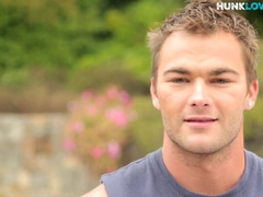 NEXT DOOR STUDIOS - Hunky unshaven newbie solo tugging in gym until jizz