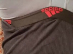 Jizzing rigid in my sock