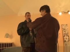 sexy man showing his body