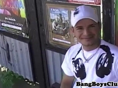 European Fledgling Outdoors Butt-Banged Without A Condom