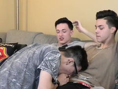 insatiable beat - twink threesome video