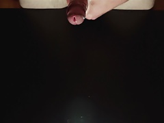Play with cock + precum + cumshot