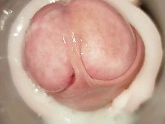 Cumming inside Fleshlight