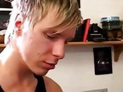 Cute twink gets double teamed by blondes