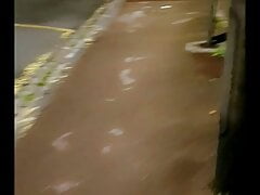 Exhib Dick in the street