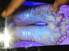 Deedeerican123 feet cum tribute 6 (creamy shot)