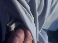 Senior fellow milks next to young Uber driver and gets helping forearm.