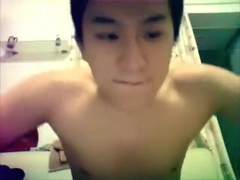 Handsome Chinese boy cum