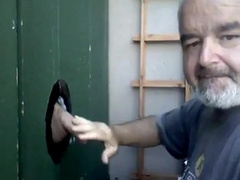 Blowjob and cum eating in Glory Hole 9