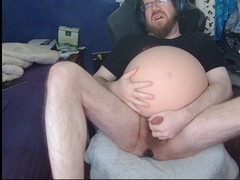 Roleplaying gay males experience pregnancy fetish and breeding desire through electro stimulation