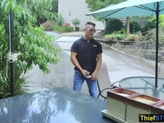 Security Guard Catching And Fucking A teen 18+ Perp In The Pool - Aiden Asher And Jax Thirio