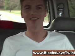 Lad Deepthroating Black Meat