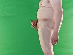 Green Screen Cumshot for Fake