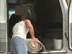 Fuck hot muscle ass rimming big hole n fucking in the garage