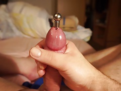 Another great cum trough a penis plug (12.11.16)